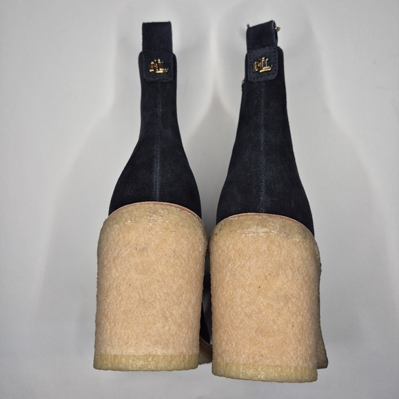 Lauren Ralph Lauren | Black Suede Marainna Chelsea Boot NWT Size 9 & 5 - Picture 13 of 16